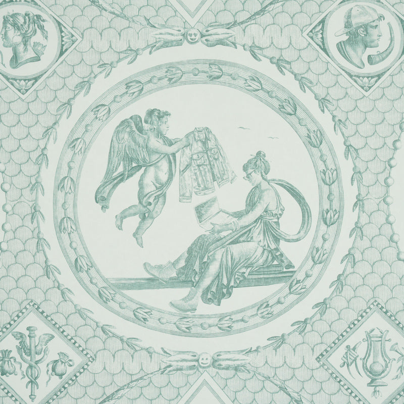 Schumacher Les Scenes Contemporaines Mineral Wallpaper Sample 5011492