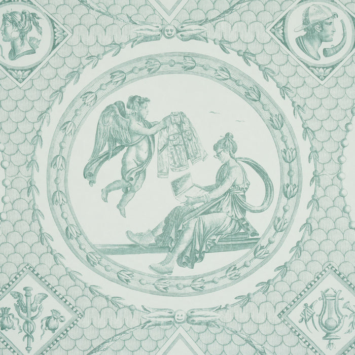 Schumacher Les Scenes Contemporaines Mineral Wallpaper Sample 5011492