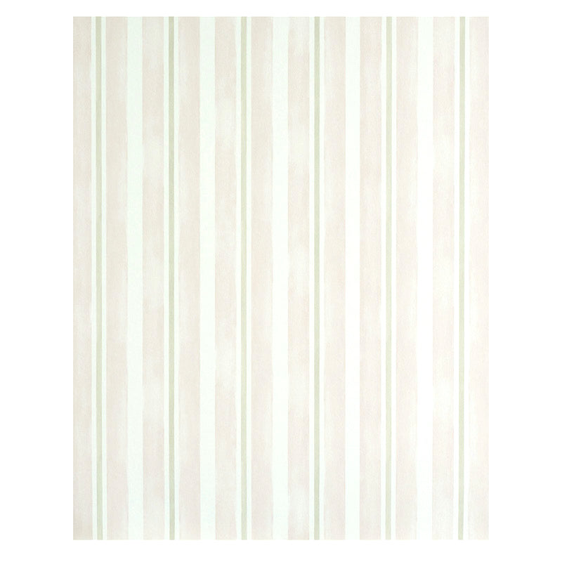 Schumacher Watercolor Stripe Blush Wallpaper Sample 5011573