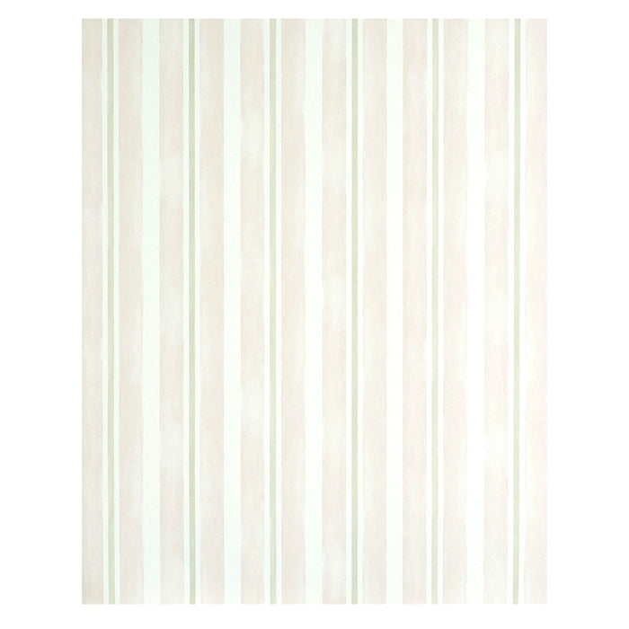 Schumacher Watercolor Stripe Blush Wallpaper Sample 5011573