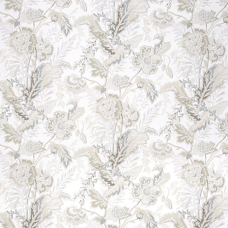 Schumacher Sandoway Vine Linen Wallpaper Sample 5011610