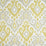 Schumacher Dedra Damask Yellow & Stone Wallpaper Sample 5011761