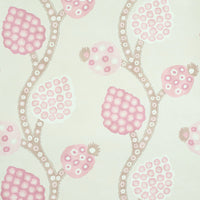 Schumacher Annabel Warp Print Rose Wallpaper 5011770