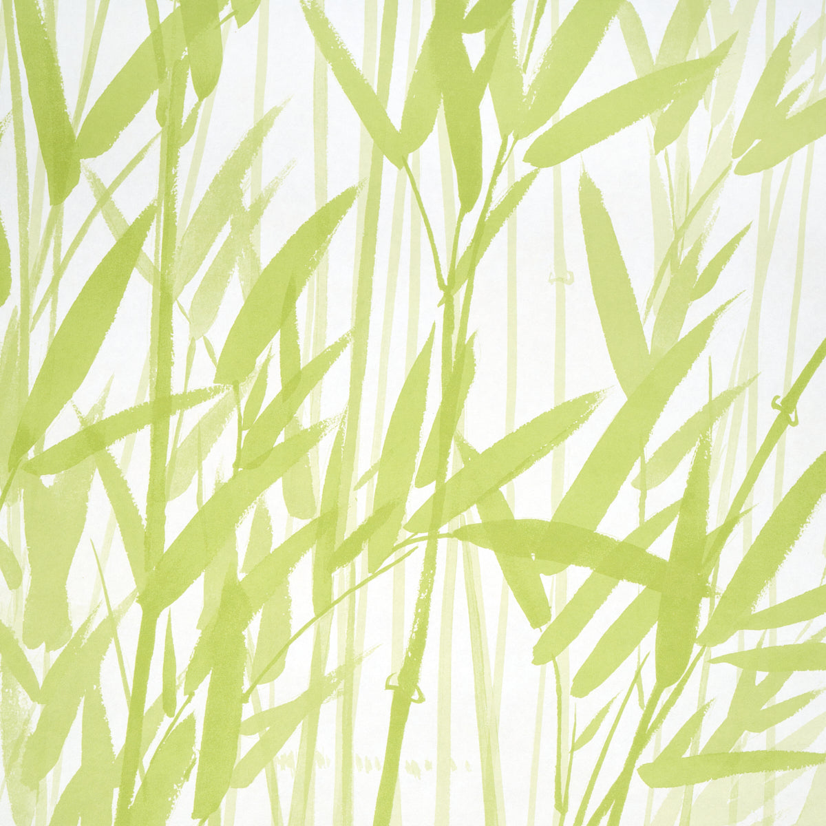 Schumacher Kanji Panel Set Green Wallpaper Sample 5011790