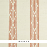 Schumacher Sequoia Stripe Sisal Russet Wallpaper 5011810