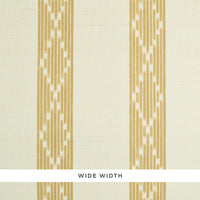 Schumacher Sequoia Stripe Sisal Ochre Wallpaper 5011811
