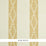 Schumacher Sequoia Stripe Sisal Ochre Wallpaper Sample 5011811