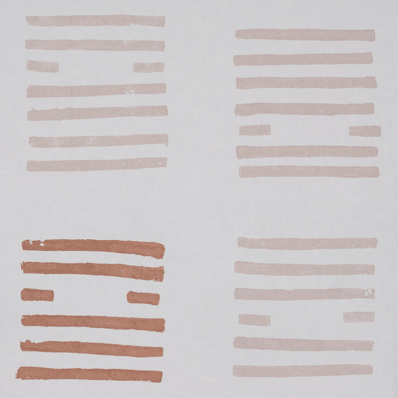 Schumacher Tiasquam Blush Wallpaper Sample 5011821