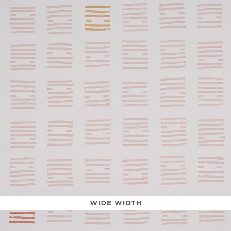 Schumacher Tiasquam Blush Wallpaper Sample 5011821
