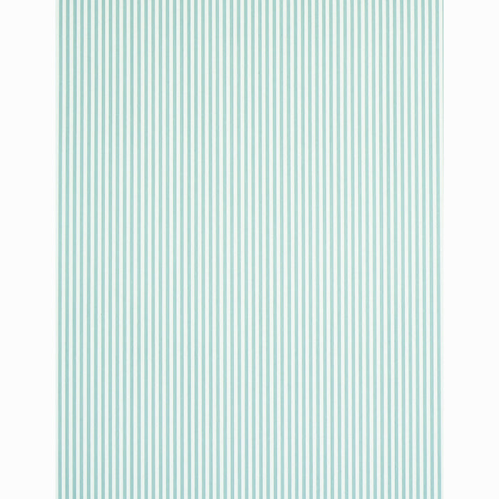 Schumacher Edwin Stripe Narrow Seaglass Wallpaper 5011863