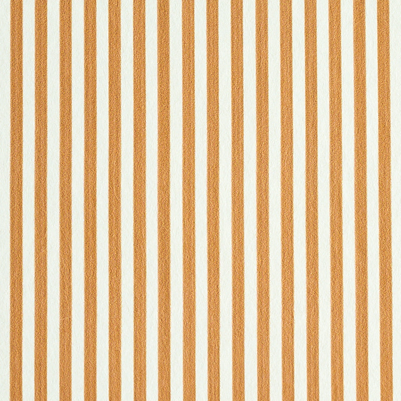 Schumacher Edwin Stripe Narrow Butternut Wallpaper 5011873