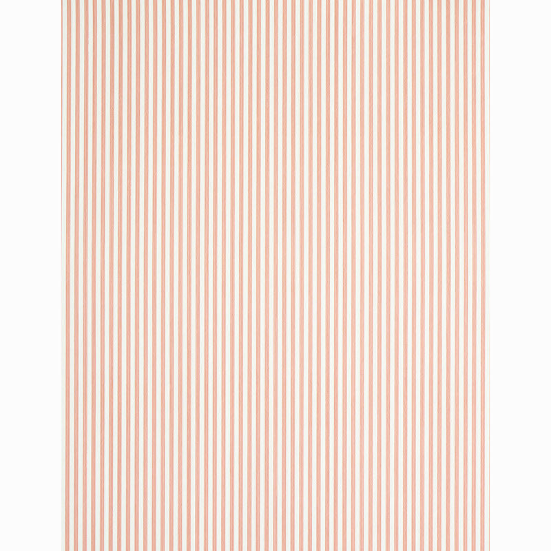 Schumacher Edwin Stripe Narrow Pink Wallpaper 5011875
