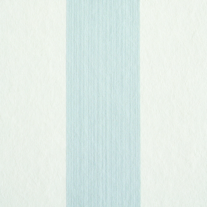 Schumacher Edwin Stripe Medium Sky Wallpaper 5011880