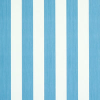 Schumacher Edwin Stripe Medium Ocean Wallpaper 5011884