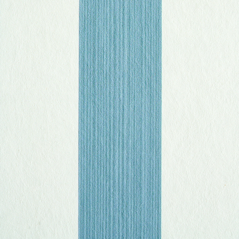 Schumacher Edwin Stripe Medium Slate Wallpaper 5011885