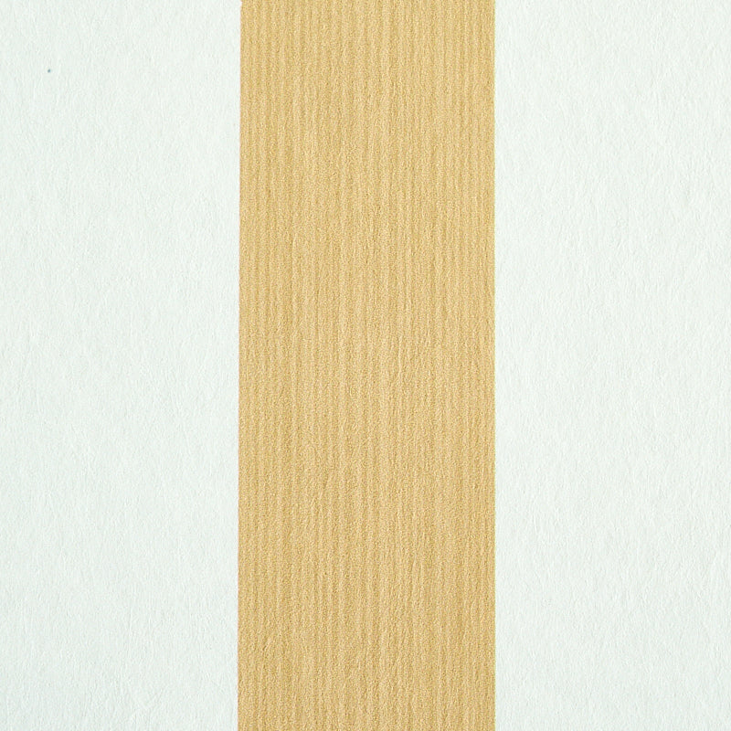 Schumacher Edwin Stripe Medium Wheat Wallpaper Sample 5011892
