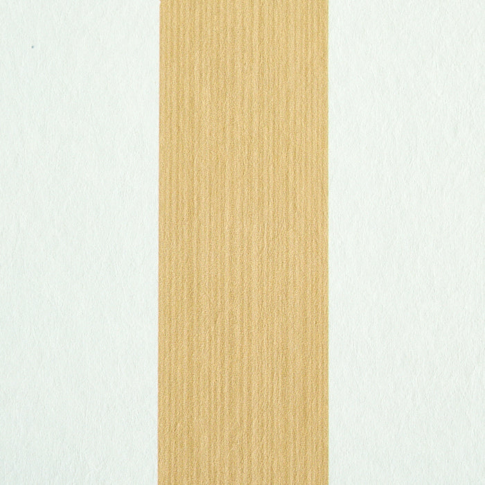Schumacher Edwin Stripe Medium Wheat Wallpaper Sample 5011892