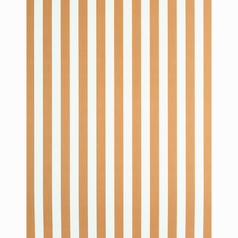 Schumacher Edwin Stripe Medium Butternut Wallpaper 5011893