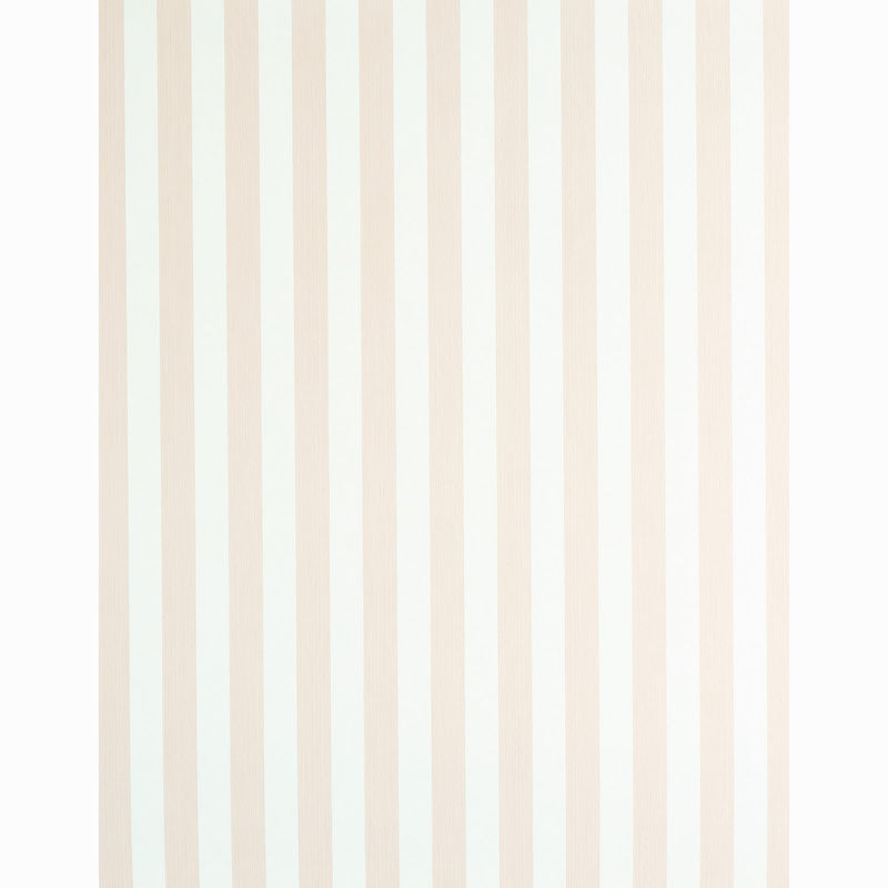 Schumacher Edwin Stripe Medium Blush Wallpaper Sample 5011894