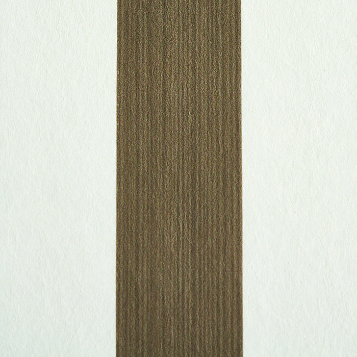 Schumacher Edwin Stripe Medium Mushroom Wallpaper Sample 5011899