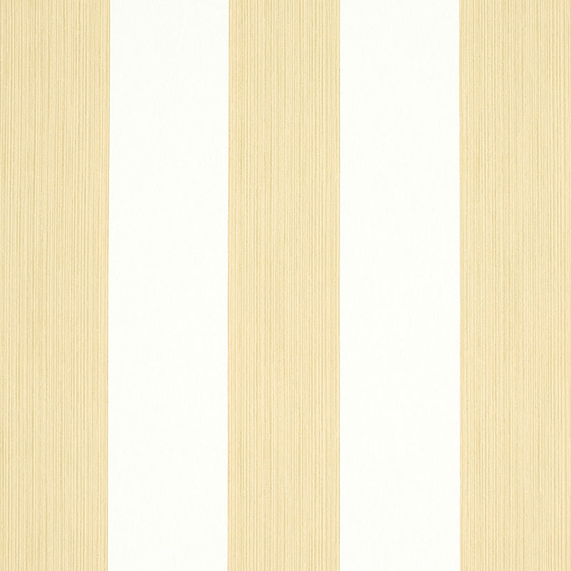 Schumacher Edwin Stripe Wide Sand Wallpaper 5011911