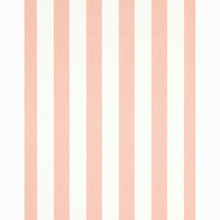 Schumacher Edwin Stripe Wide Pink Wallpaper 5011915