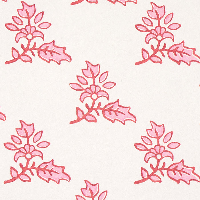 Schumacher Torbay Pink Wallpaper Sample 5011922