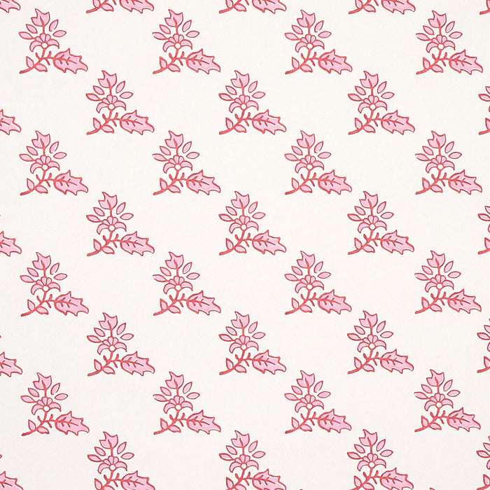 Schumacher Torbay Pink Wallpaper Sample 5011922