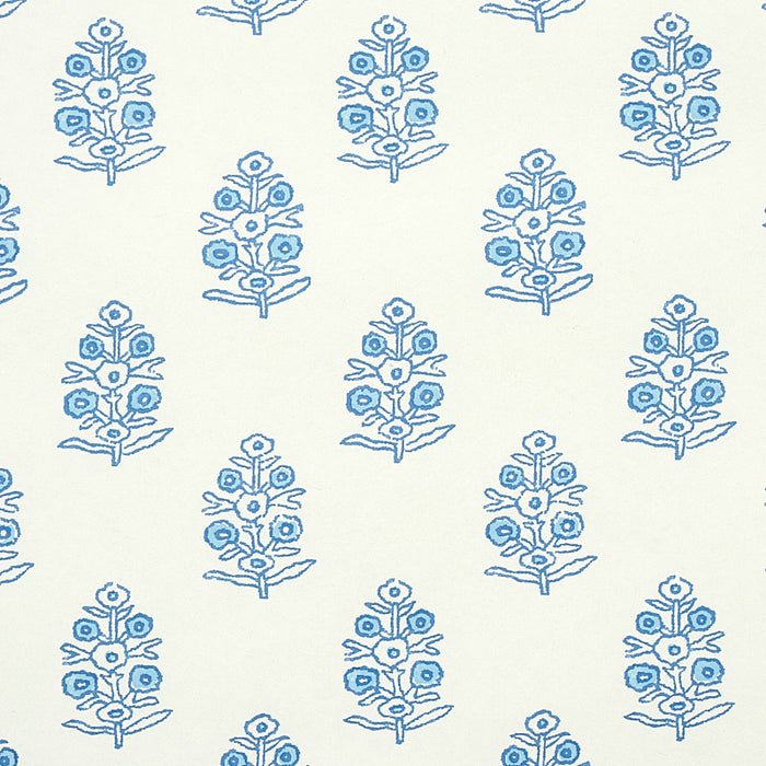Schumacher Aditi Blue Wallpaper 5011930