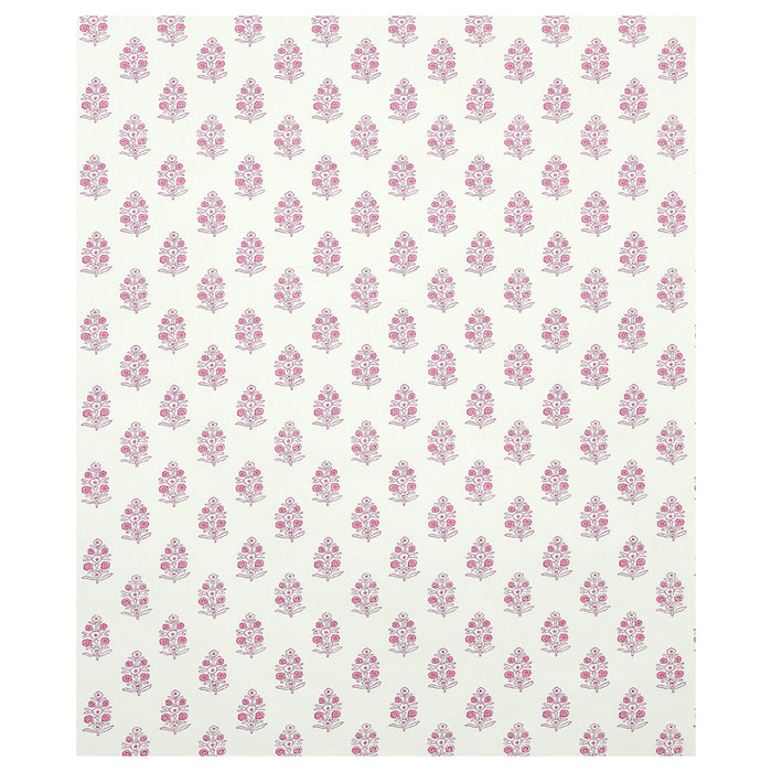 Schumacher Aditi Pink Wallpaper Sample 5011932