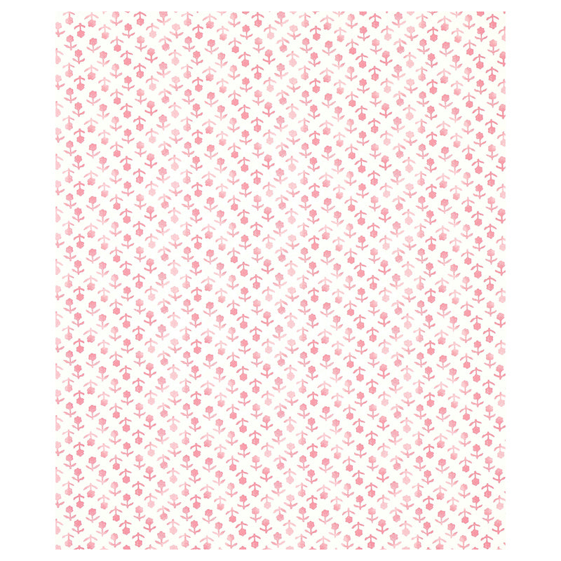Schumacher Beatriz Pink Wallpaper Sample 5011940