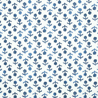 Schumacher Beatriz Indigo Wallpaper 5011941