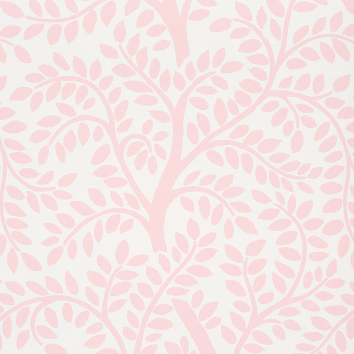 Schumacher Temple Garden II Blush Wallpaper Sample 5011964