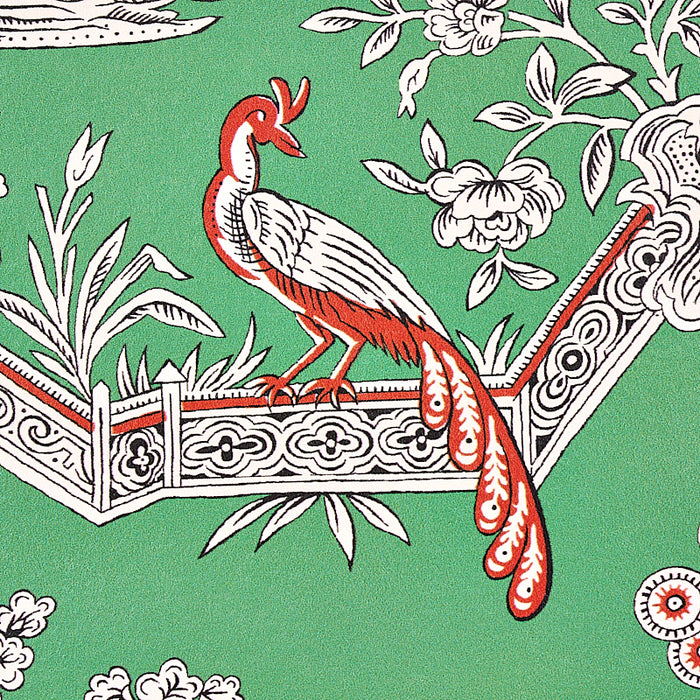 Schumacher Matsudana Jade Wallpaper Sample 5011990