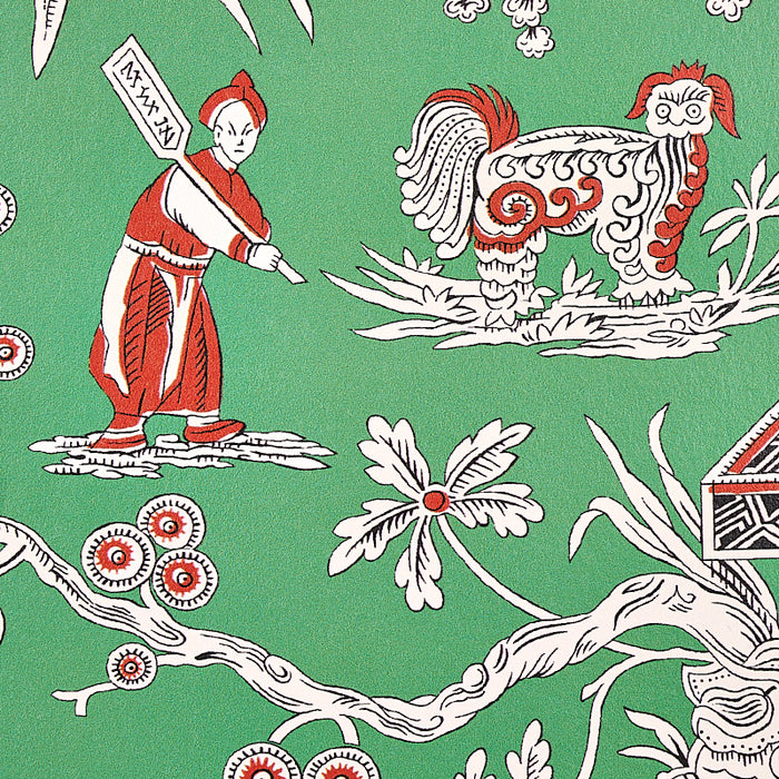 Schumacher Matsudana Jade Wallpaper Sample 5011990