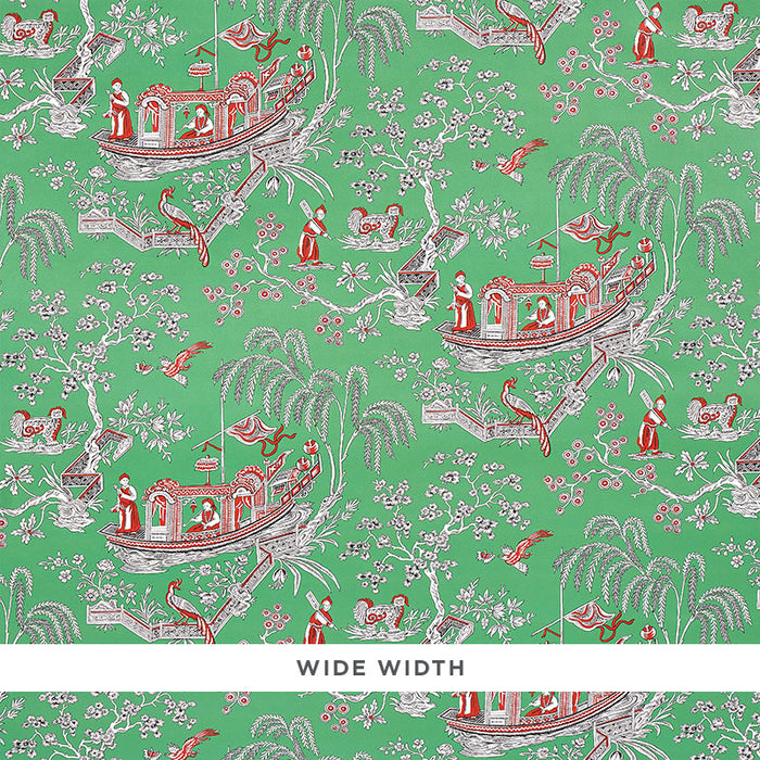 Schumacher Matsudana Jade Wallpaper Sample 5011990