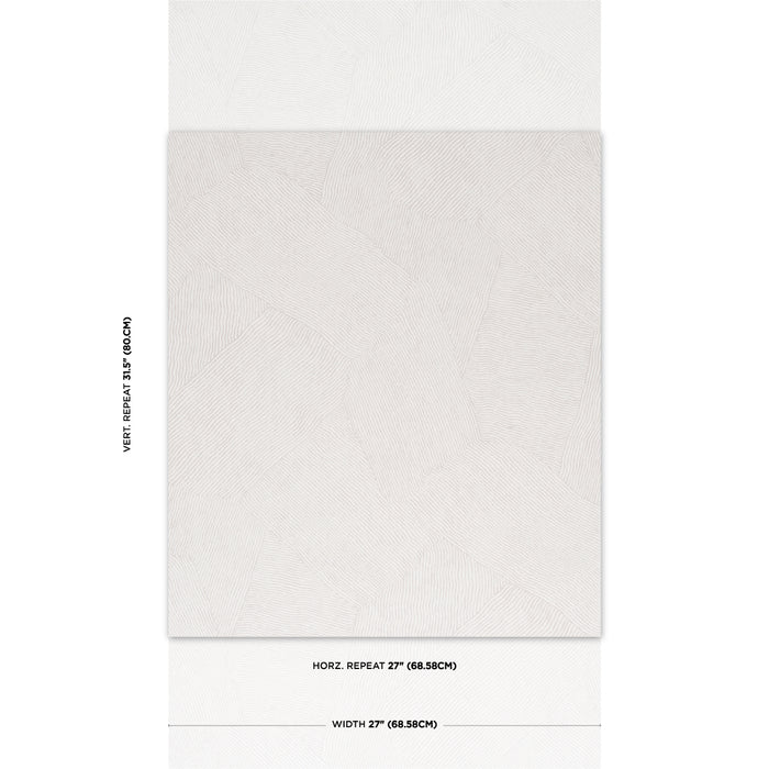 Schumacher Burnett Stone Wallpaper Sample 5012002