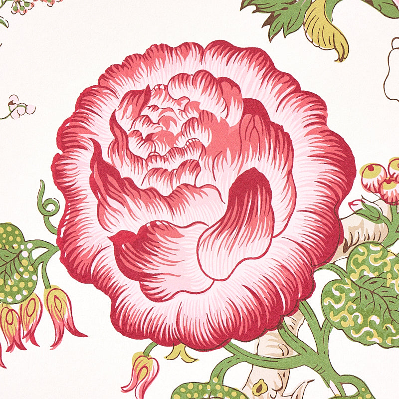 Schumacher Josephine Pink Wallpaper 5012012