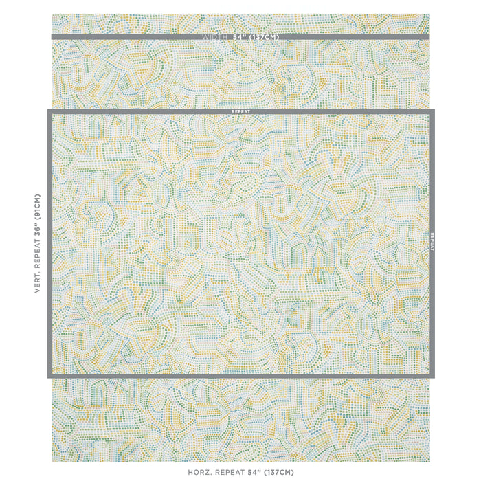 Schumacher Galina Citron Wallpaper 5012021