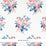 Schumacher Loudon Rose Rose & Blue Wallpaper Sample 5012032