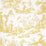 Schumacher Shengyou Toile Yellow Wallpaper Sample 5012051