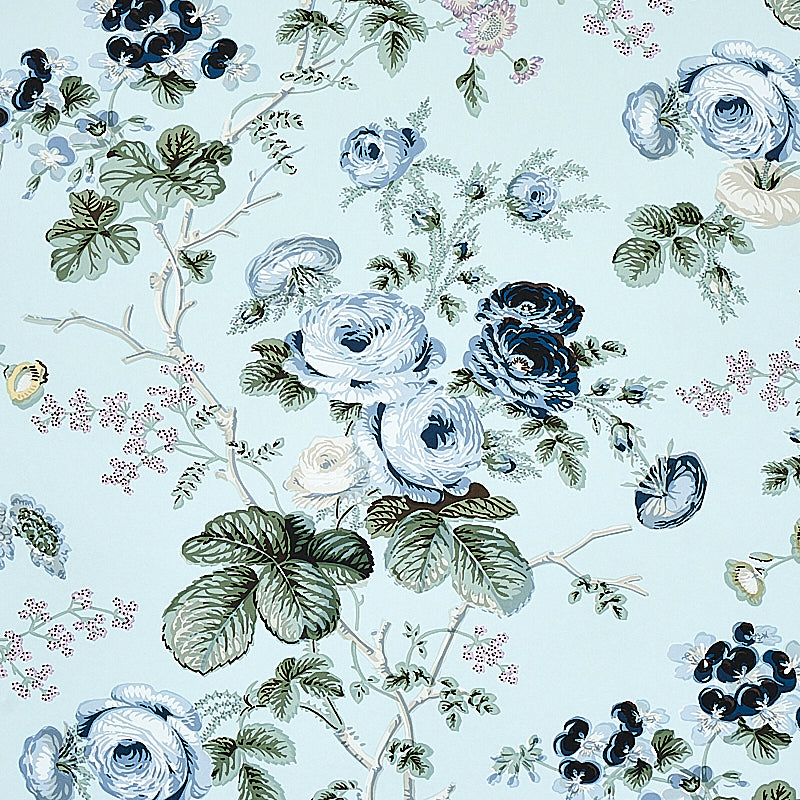 Schumacher Salisbury Celadon Wallpaper 5012060