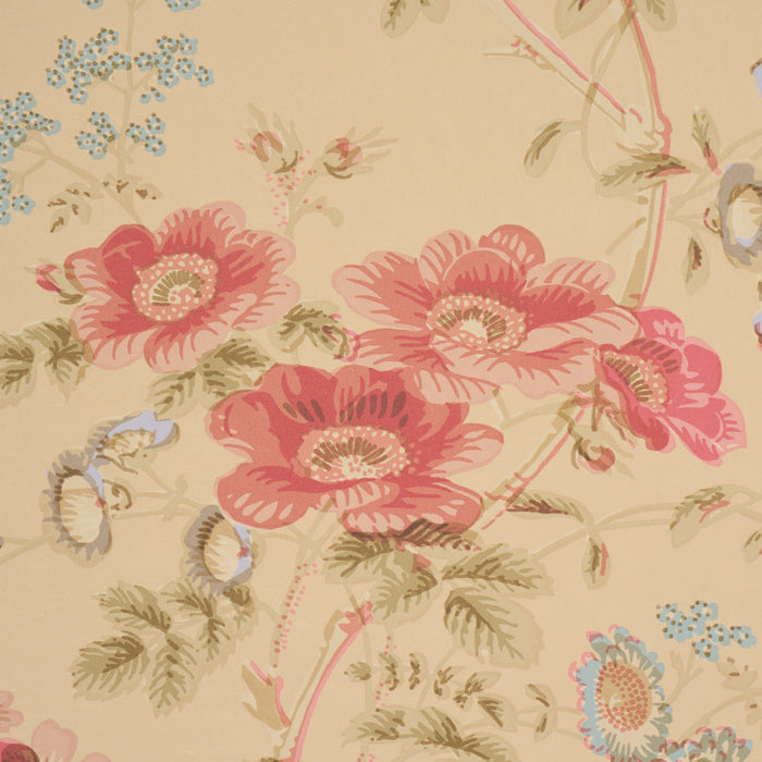 Schumacher Salisbury Butter Wallpaper Sample 5012063