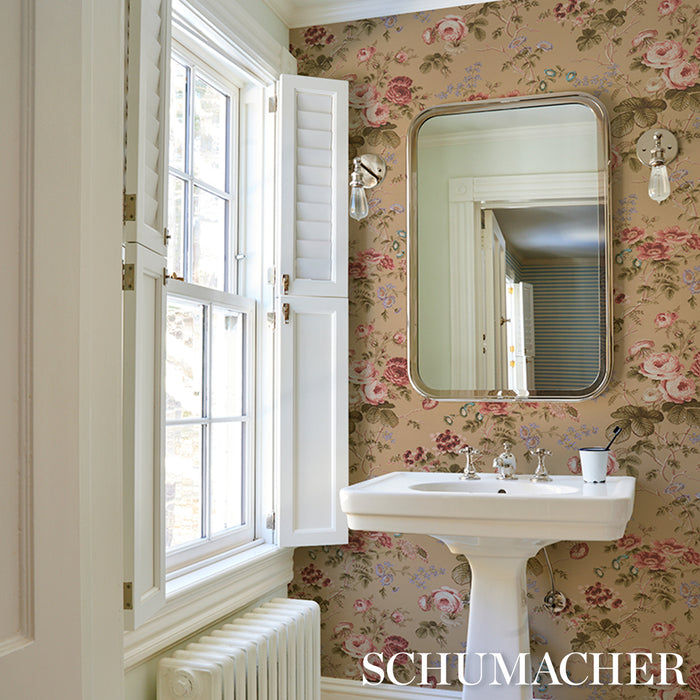 Schumacher Salisbury Tobacco Wallpaper 5012064