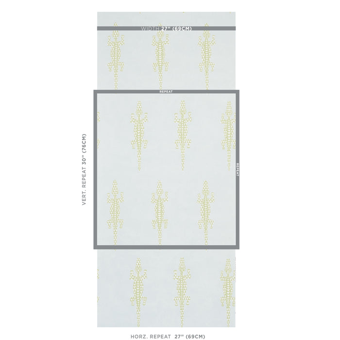 Schumacher Baracoa Mineral Wallpaper Sample 5012100