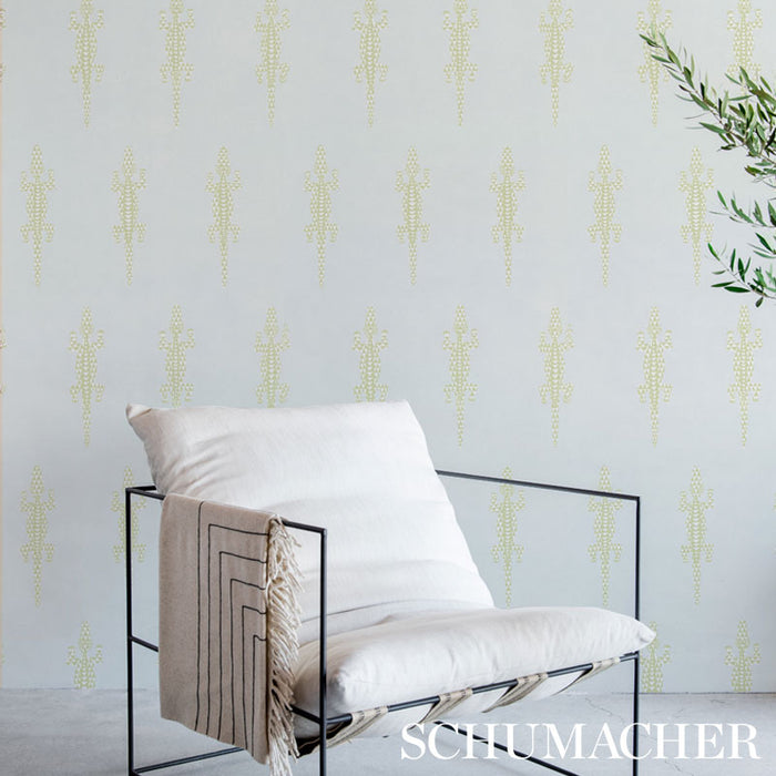Schumacher Baracoa Mineral Wallpaper Sample 5012100