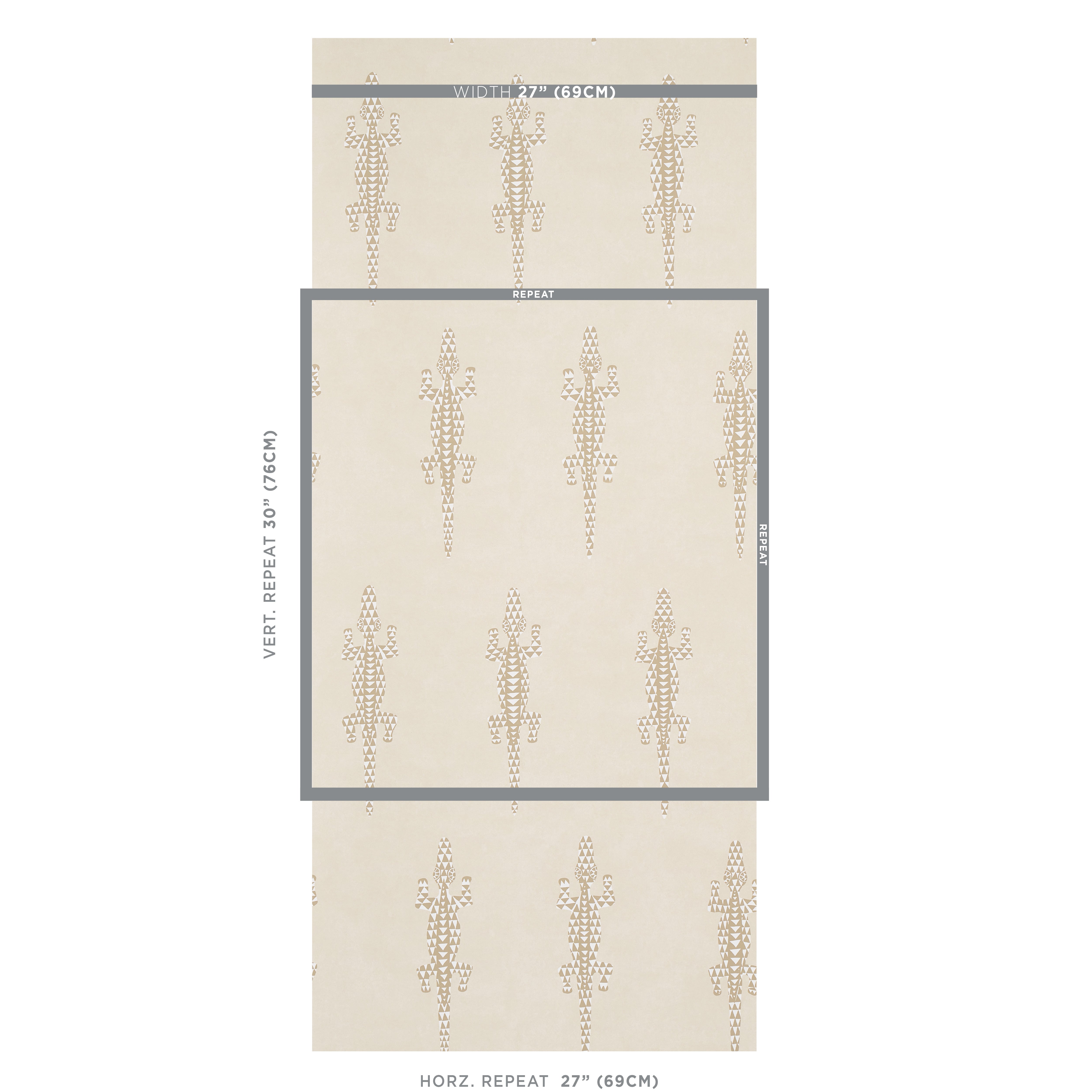 Schumacher Baracoa Neutral Wallpaper Sample 5012101