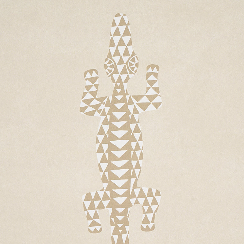Schumacher Baracoa Neutral Wallpaper Sample 5012101