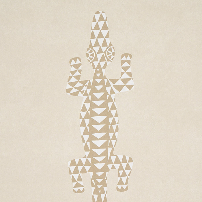 Schumacher Baracoa Neutral Wallpaper Sample 5012101