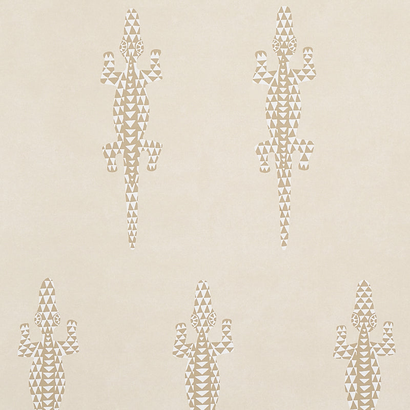 Schumacher Baracoa Neutral Wallpaper Sample 5012101